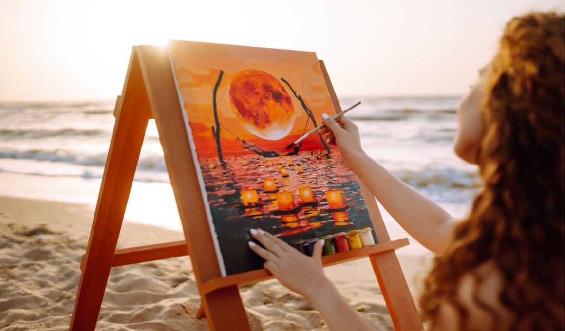 Sun and Moon Painting Ideas