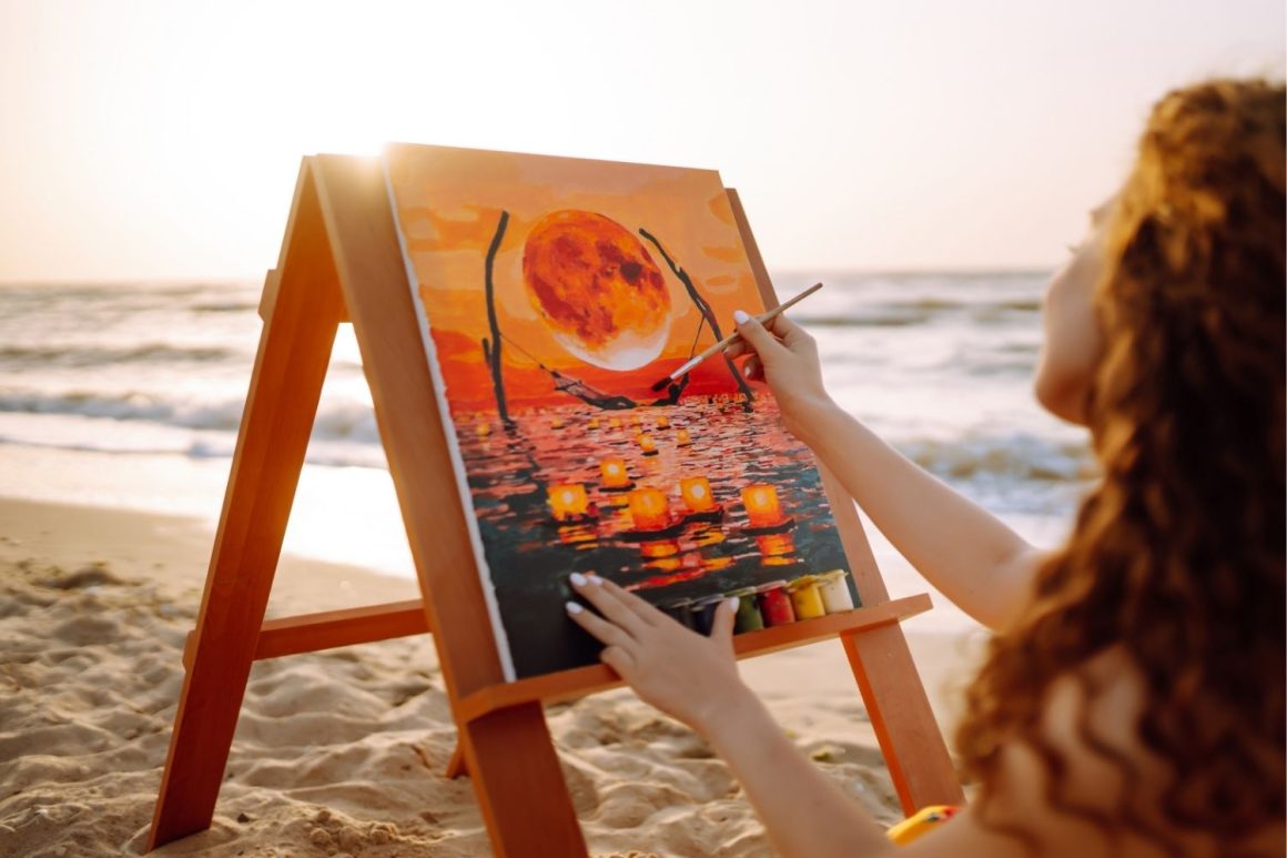 Sun and Moon Painting Ideas