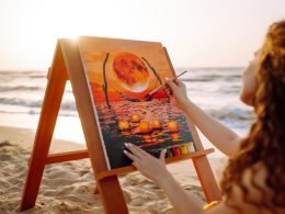 Sun and Moon Painting Ideas