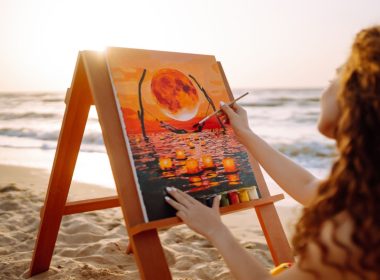 Sun and Moon Painting Ideas