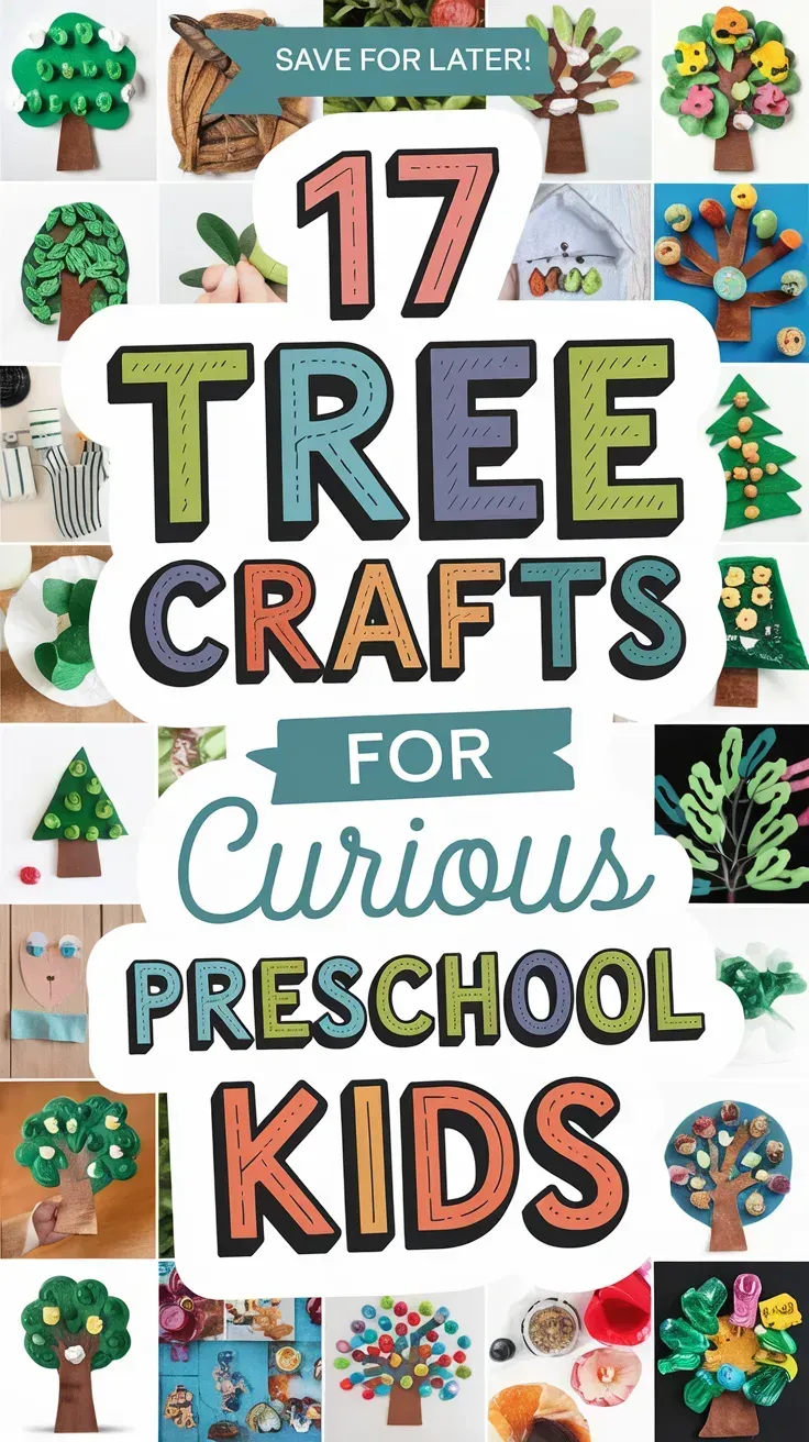 Tree Crafts for Curious Preschool Kids