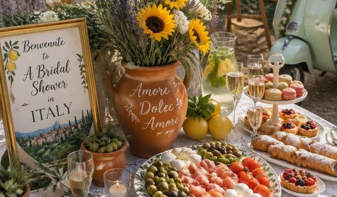 Italian Themed Bridal Shower Ideas