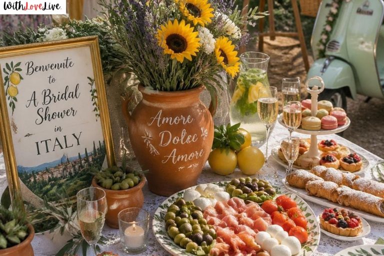 Italian Themed Bridal Shower Ideas