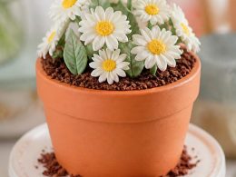 Cute Flower Pot Cake Ideas