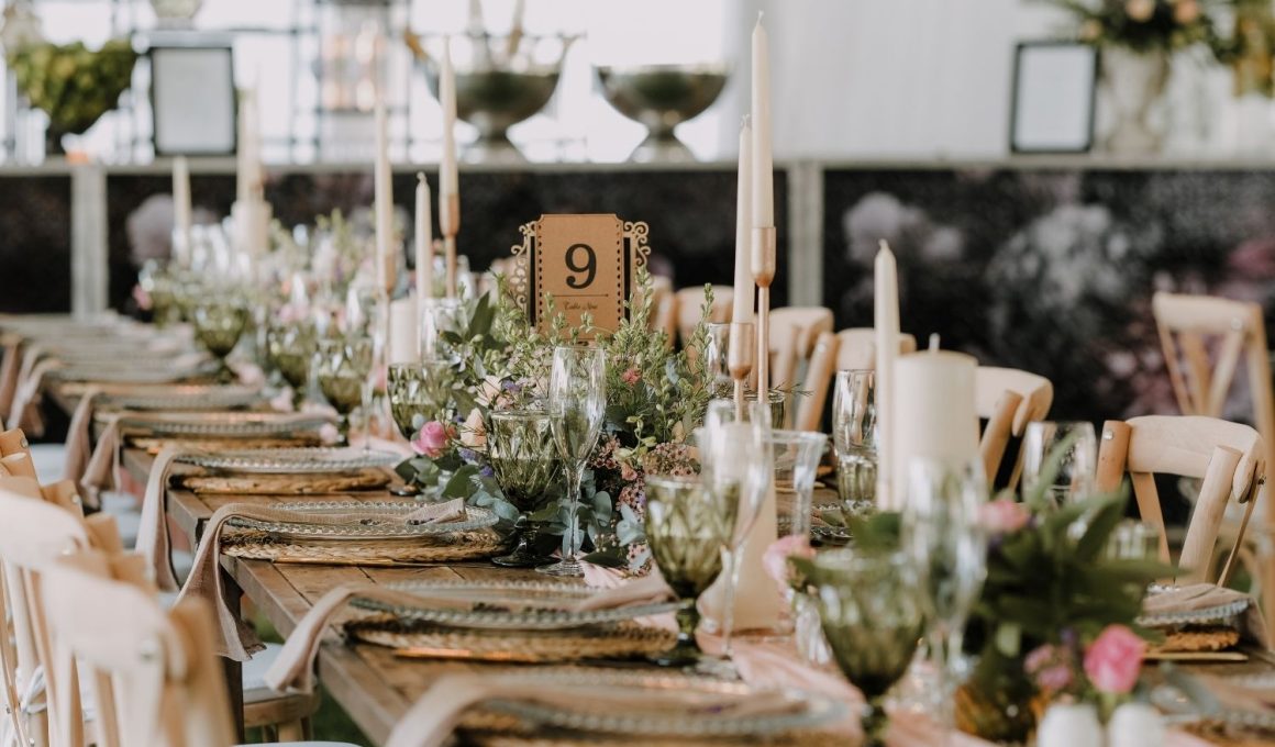 Farm Table Wedding Decor
