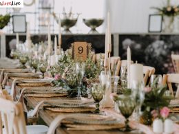 Farm Table Wedding Decor