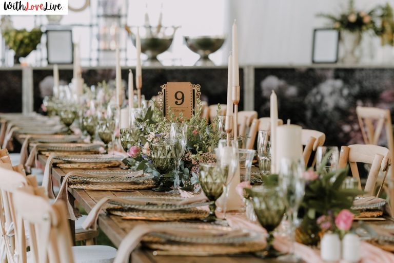 Farm Table Wedding Decor