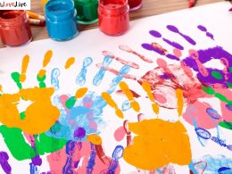 Messy Summer Handprint Crafts