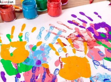 Messy Summer Handprint Crafts