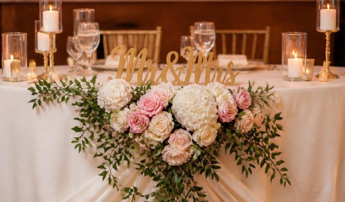 Mr Mrs Table Wedding Decor