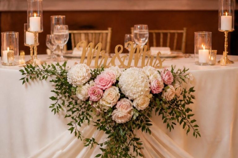 Mr Mrs Table Wedding Decor