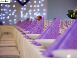 Purple Wedding Table Decor Ideas