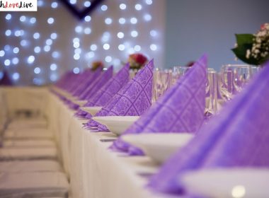 Purple Wedding Table Decor Ideas