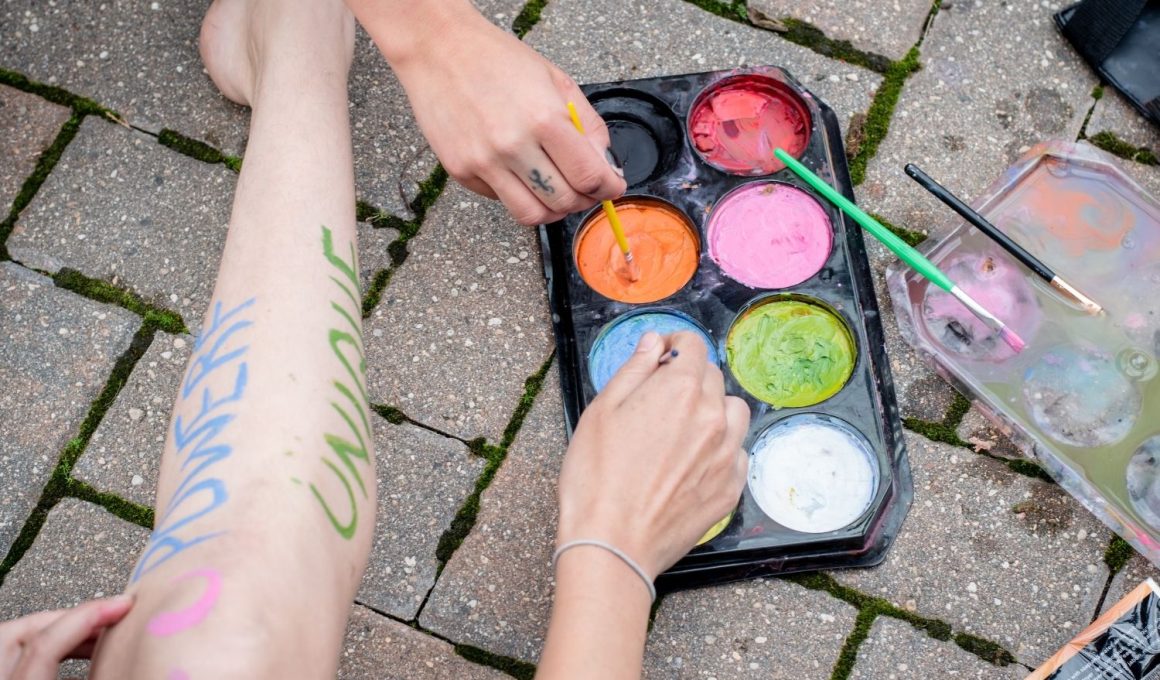 Summer Leg Painting