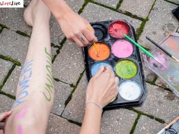 Summer Leg Painting