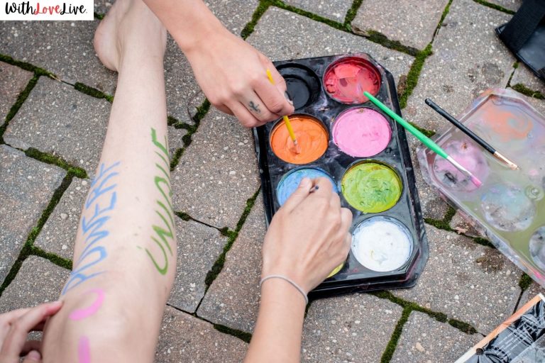 Summer Leg Painting