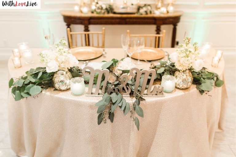 Sweetheart Table Wedding Decor Ideas