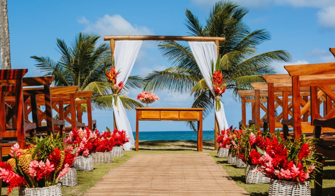 tropical wedding