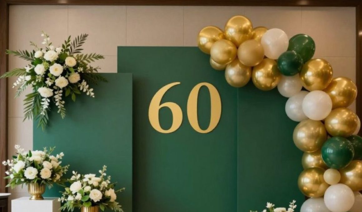 *60th* Birthday Backdrop Ideas