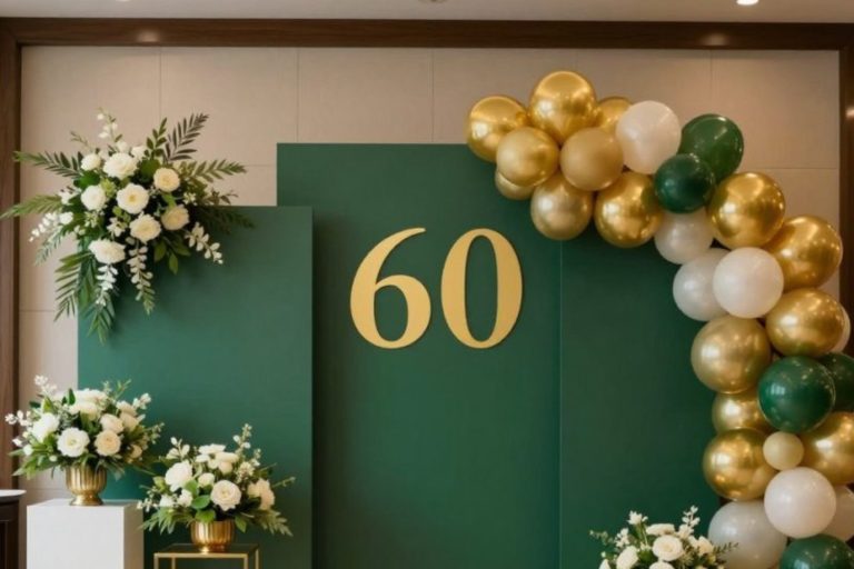 *60th* Birthday Backdrop Ideas
