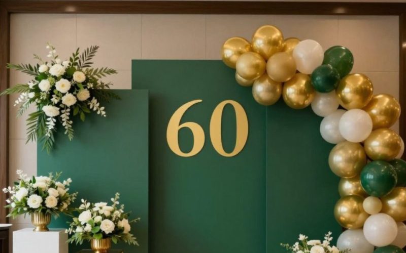 *60th* Birthday Backdrop Ideas