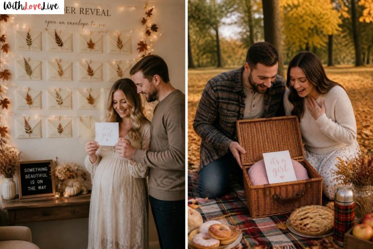 Creative Fall Gender Reveal Party Ideas