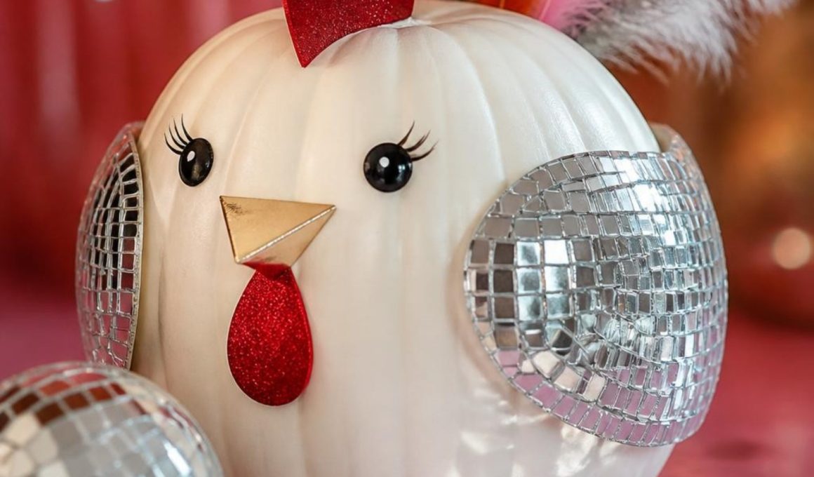 Chicken Pumpkin Decorating Ideas