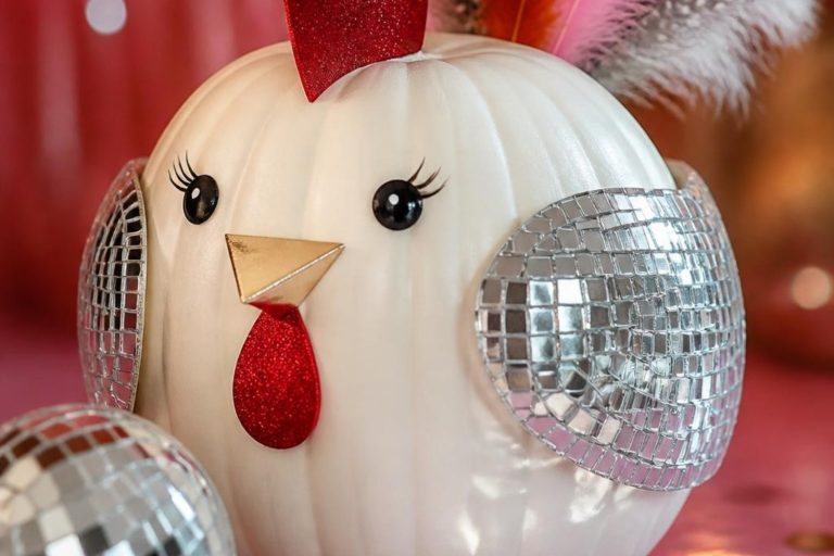Chicken Pumpkin Decorating Ideas