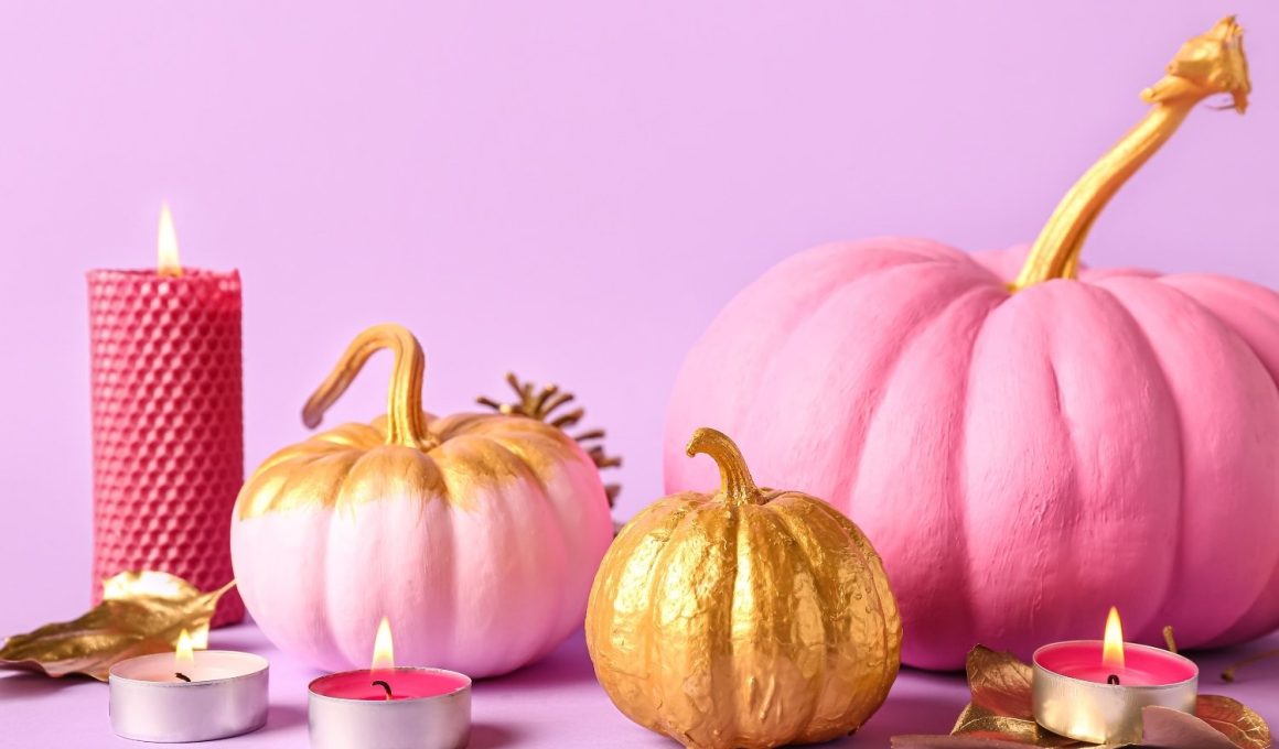 Girly Pumpkin Painting Ideas for a Cute Fall